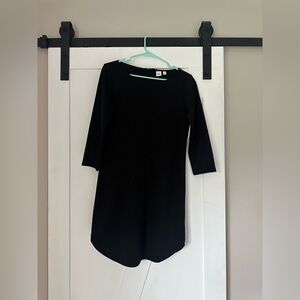 Long sleeve black dress